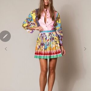 Z Crave Colorful Patterned Skirt Set